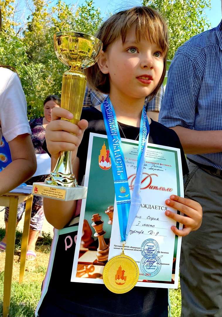 9 очков из 9 возможных на турнире "Надежды Астрахани""